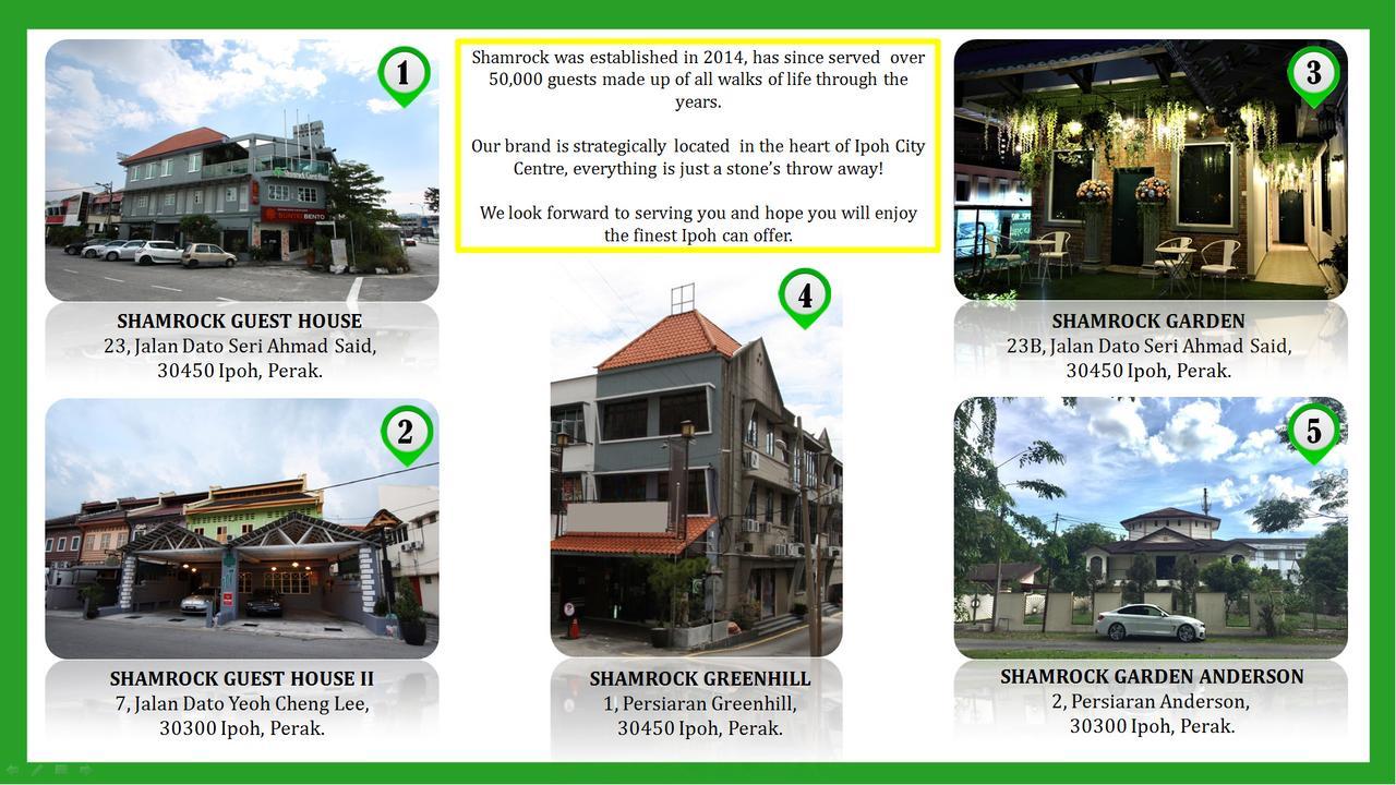Shamrock Guest House II Ipoh Eksteriør billede